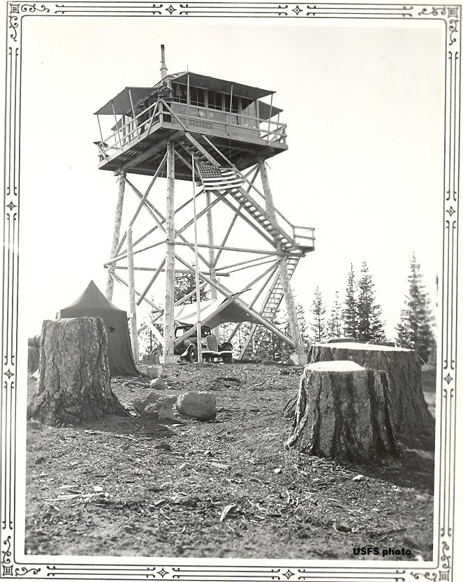 Wanoga Butte in the 1930s
