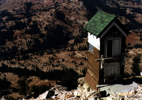 Trinity Peak lookout house