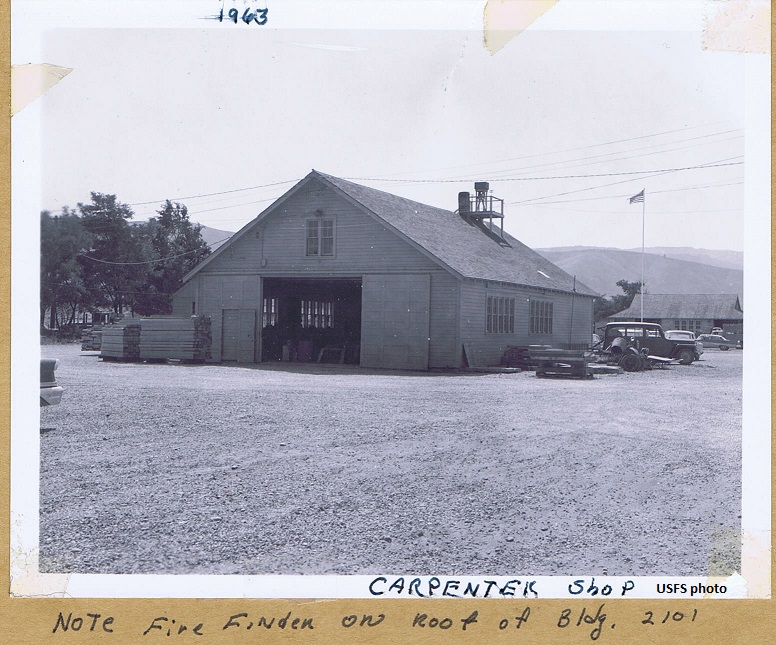 Baker Ranger Station Lookout in 1963