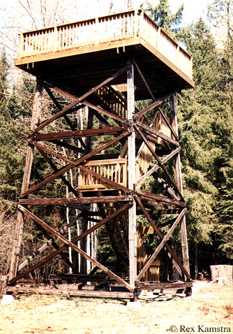 North Baldy's tower now at Big Meadow Lake