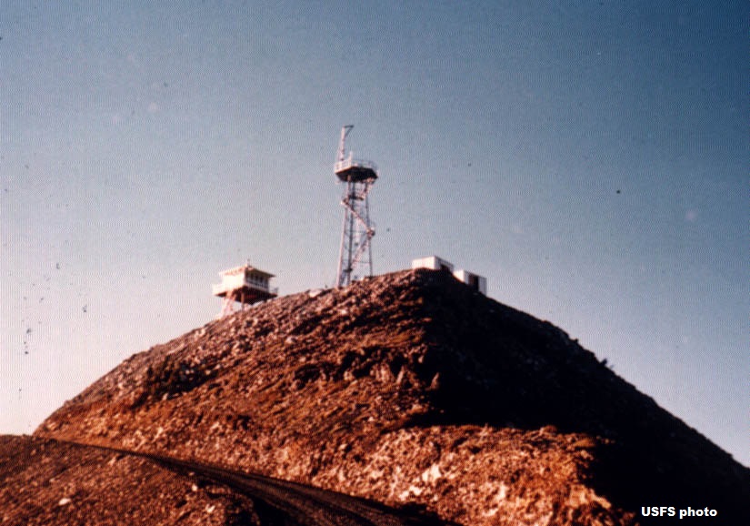 Slate Peak in the late 1950s